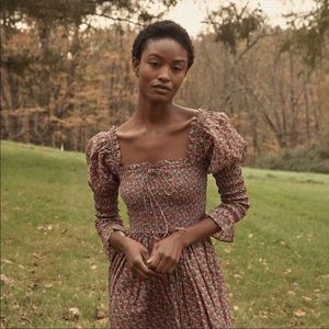 Dôen Bijou dress in small Roseraie Floral print